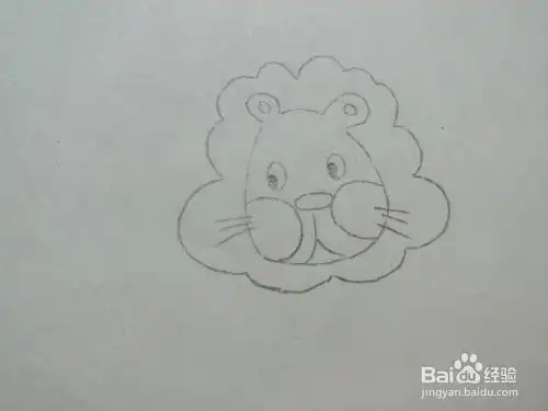 简笔画画卡通狮子

