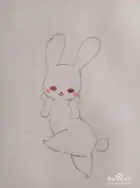 学习画萌萌的小兔子简笔画
