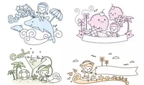 素材一些动物简笔画素材

