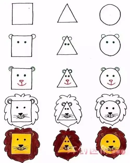 听说你们喜欢会唱歌的简笔画57个简笔画教程素材送给你
