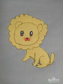 狮子的简笔画法
