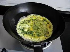 艾叶煎蛋的做法菜谱
