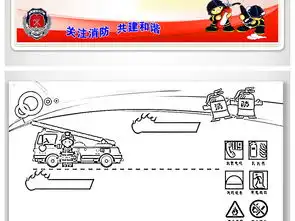 小学生消防知识小抄报设计模板图片素材psd下载23.54mb消防安全手抄报大全安全健康手抄报
