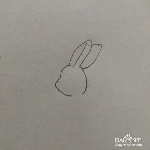 q版动画小兔子简笔画
