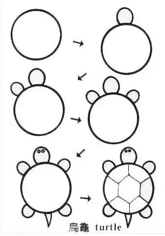 幼儿园简笔画教程大全100种,果断为孩子收藏
