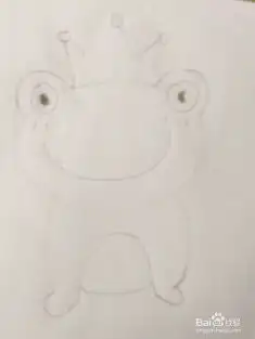 童话里的青蛙王子简笔画的画法
