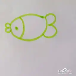怎么画小鱼简笔画
