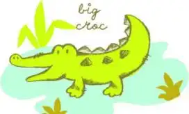 秋季第四周课程预告alligatorsandcrocs鳄鱼
