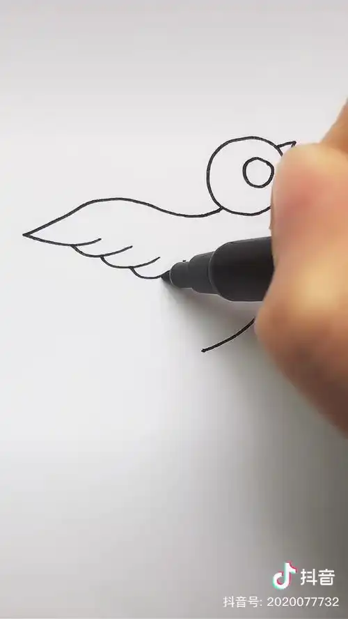 画燕子简笔画
