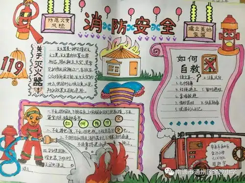 让安全守护生命通州区金沙小学消防安全教育活动纪实
