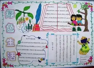 六年级关于正版生活绿色阅读的手抄报
