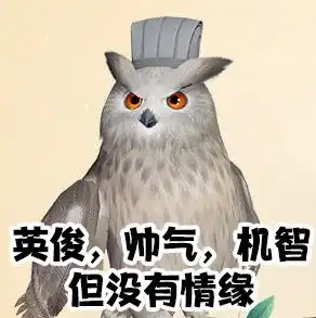 海德薇是你吗剑网三新挂宠猫头鹰刚登场,沙雕表情包就做好了
