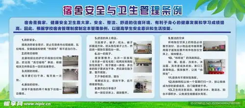 校园宿舍安全与卫生管理条例设计图
