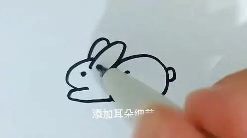 画一只可爱的小兔子简笔画教程
