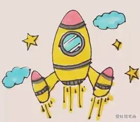 太空宇航员简笔画打印
