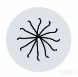 设计绿太阳图标
