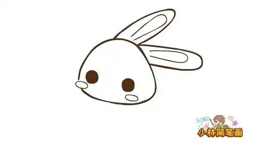 兔子怎么画20秒画好一只可爱的小兔子
