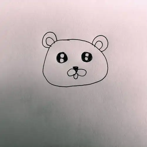 儿童手绘简笔画分享一只彩色的卡通狮子
