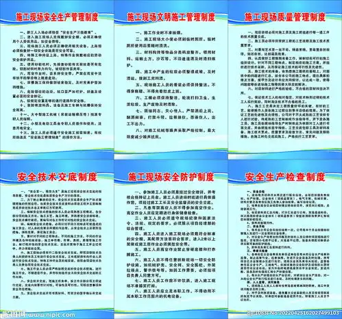 施工现场安全管理制度设计图
