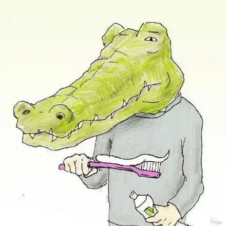 鳄鱼简笔画鳄鱼先生