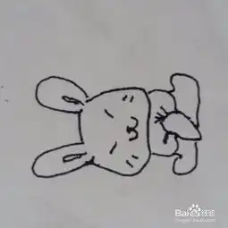 q版儿童简笔画小兔子
