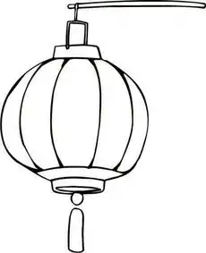 灯笼简笔画泉州式灯笼
