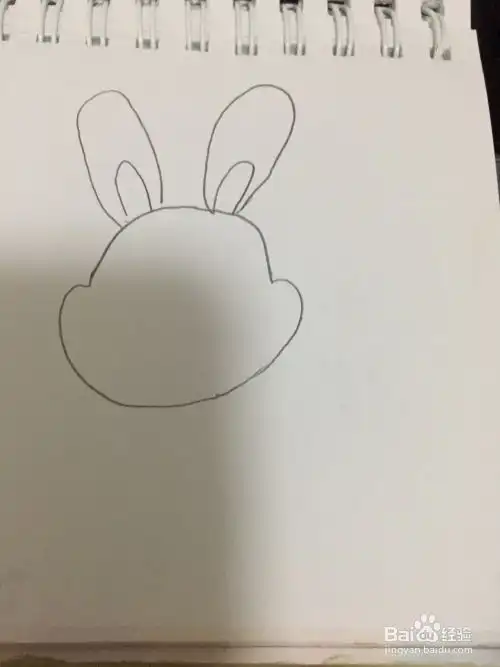 简笔画小兔子的画法
