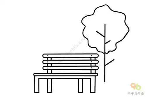 公园简笔画步骤教程
