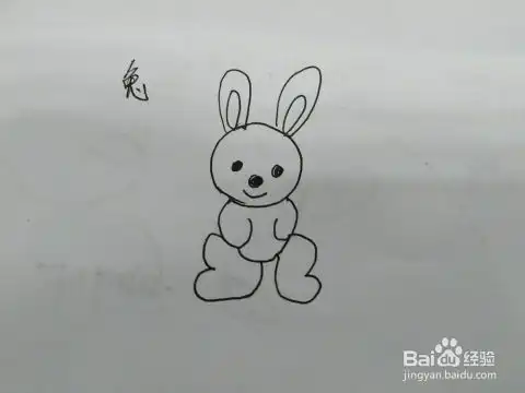 兔子简笔画怎么画,怎么画小兔子简笔画
