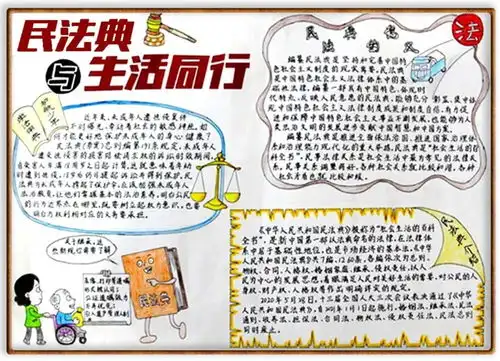 手抄报贵州省首届青少年学生法治文化获奖作品展播
