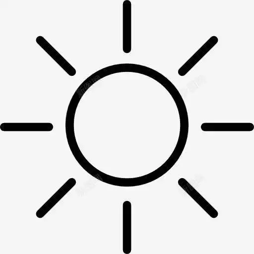 太阳光图标光图标
