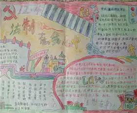 法制手抄报法制进校园
