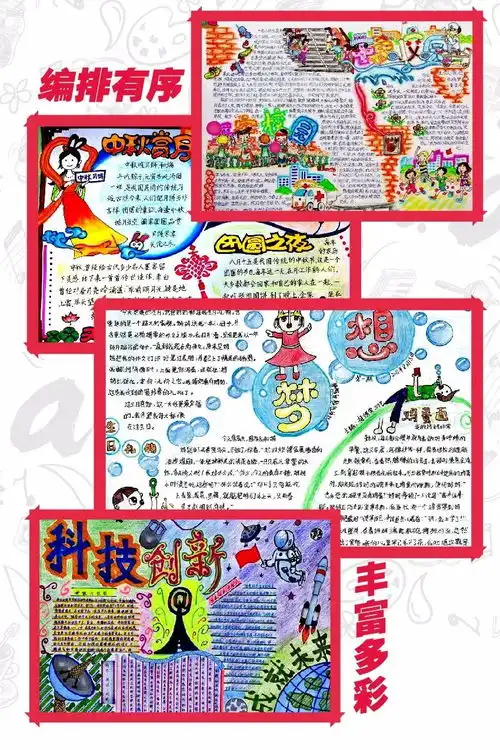 一节课学会手抄报妈妈再也不用担心我不会做手抄报了
