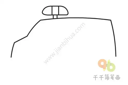 一分钟画救护车简笔画
