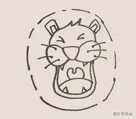 简笔画之狮子
