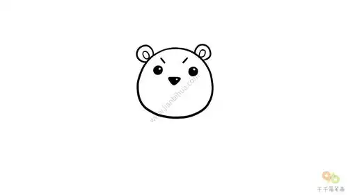 狮子简笔画
