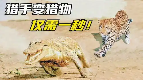 爱吃鳄鱼的美洲豹,仅仅一秒就从猎手变猎物爪子活活被咬掉
