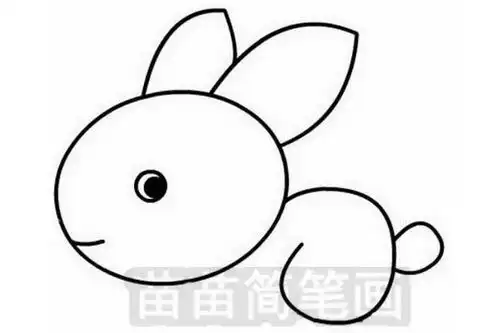 小兔子简笔画怎么画简单又漂亮四
