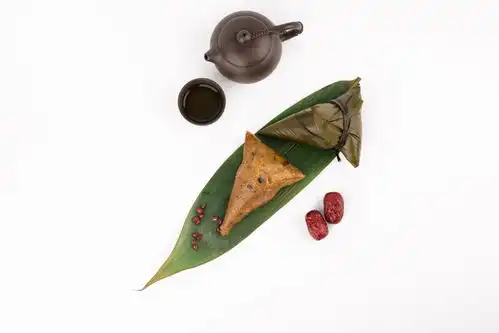 茶壶甜粽背景图端午节粽子传统美食摄影图st摄影
