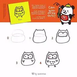 1分钟就能上手的简笔画,让孩子学会萌萌哒
