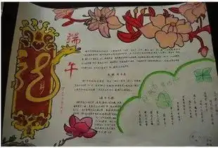 端午节手抄报怎么画好看这样画简单又漂亮
