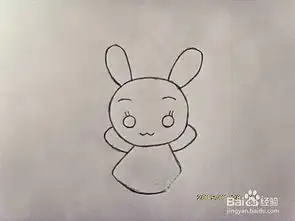 简笔画如何教小朋友画可爱的小白兔
