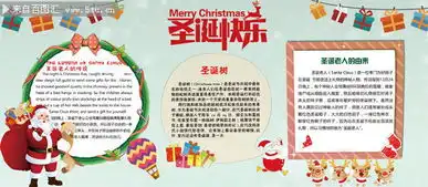 圣诞节手抄报模板图片
