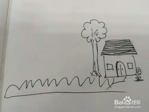 乡村小房子简笔画怎么画,怎么画乡村小房子
