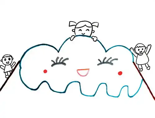 小云朵送快乐
