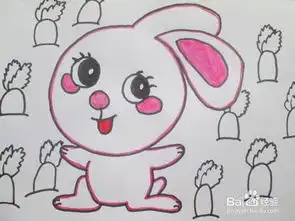 儿童学画小动物小兔子
