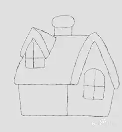 简笔画小房子是怎么画的
