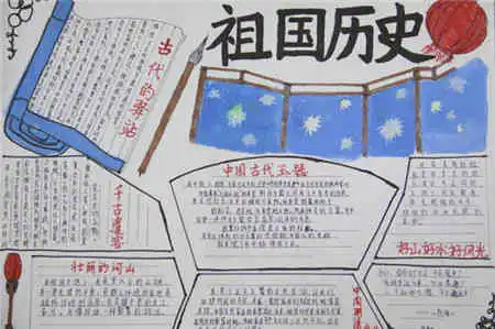 历史手抄报说文解字
