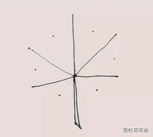 枫叶简笔画
