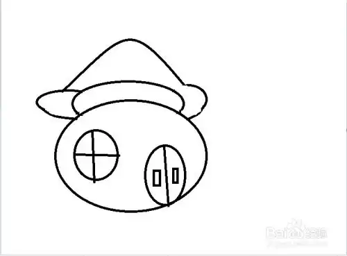 怎样画简笔画蘑菇小房子
